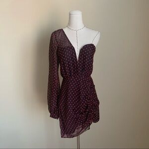 H:ours x REVOLVE Behati One Shoulder Mini Dress S
